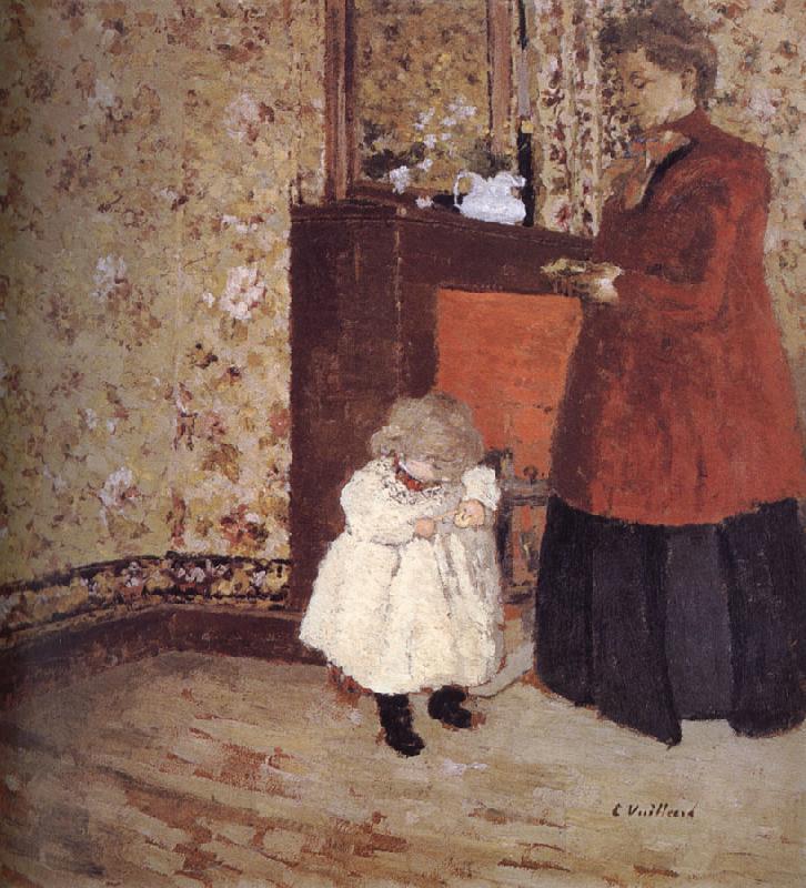 Edouard Vuillard Wife and children oil painting picture